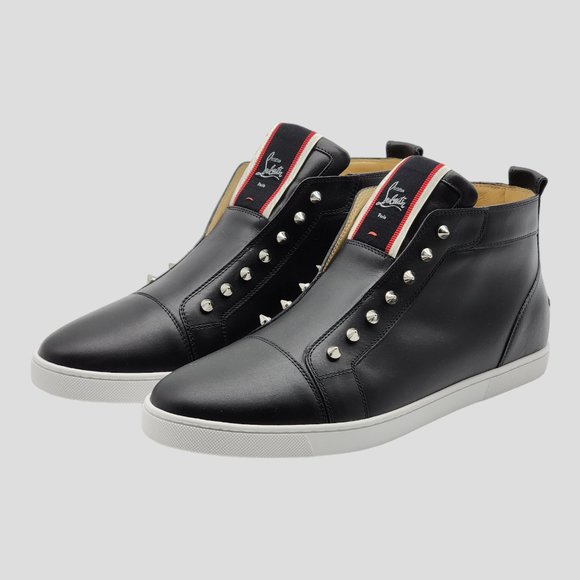 Christian Louboutin Other - Christian Louboutin Men's F.A.V. Fique A Vontarde Leather Slip On Sneakers